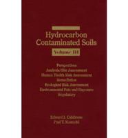 Hydrocarbon Contaminated Soils. Vol.3