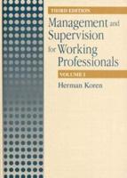 Management and Supervision for Working Professionals