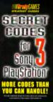 Sony PlayStation Secret Codes. Vol 3