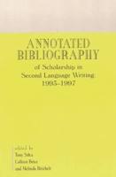 Annotated Bibliography of Scholarship in Second Language Writing: 1993-1997