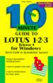 10 Minute Guide to Lotus 1-2-3