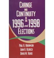 Change and Continuity in the 1996 and 1998 Elections