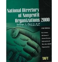 National Directory of Nonprofit Organizations 2000