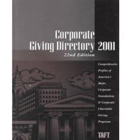 Corporate Giving Directory 2001