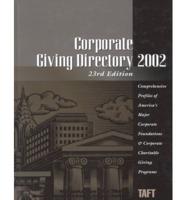 Corporate Giving Directory 2002