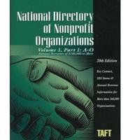 National Directory of Nonprofit Organizations 20th Ed 3 Vol Set