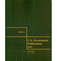 Guide to Us Government Publications 2015