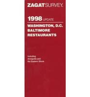 Zagat Survey - Washington DC/Baltimore 1998
