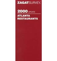 Zagat Atlanta Restaurants 2000