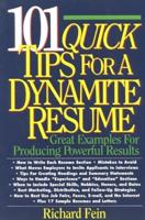 101 Quick Tips for a Dynamite Resume