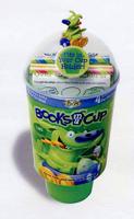 Books in a Cup, Lime Pack of 6