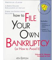 How to File Your Own Bankruptcy (Or How to Avoid It)
