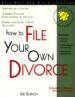 How to File Your Own Divorce