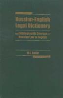 Russian-English Legal Dictionary and Bibliographic Sources for Russian Law in English