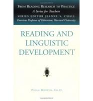 Reading and Linguistic Development