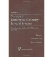 Surveys in Differential Geometry Vol 4