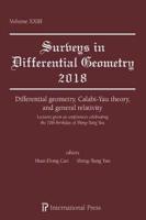 Differential Geometry, Calabi-Yau Theory, and General Relativity