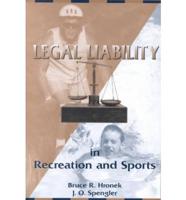 Legal Liability in Recreation and Sports