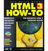 HTML 3 How-to