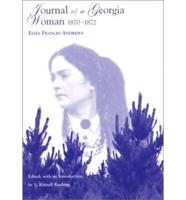 Journal of a Georgia Woman, 1870-1872