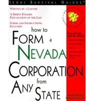 How to Form a Nevada Corporation from Any State