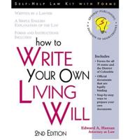 How to Write Your Own Living Will