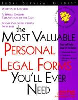 The Most Valuable Personal Legal Forms You'll Ever Need