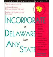Incorporate in Delaware from Any State