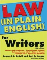 The Law (In Plain English) for Writers