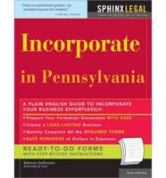 Incorporate in Pennsylvania