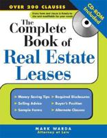 The Complete Book of Real Estate Leases (+CD-ROM)