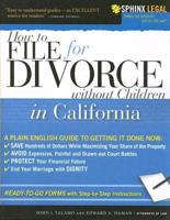 File for Divorce in California Without Children