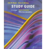 Microeconomics. Study Guide