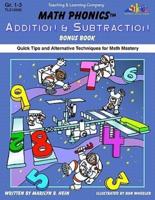 Math Phonics Addition & Subtraction Bonus Book