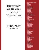 Directory of Grants in the Humanities, 2006/2007
