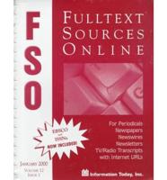 Fulltext Sources Online, January 2000