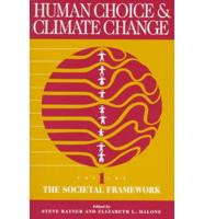 Human Choice and Climate Change. V. 1-4