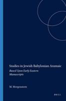 Studies in Jewish Babylonian Aramaic