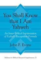 You Shall Know That I Am Yahweh