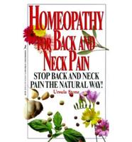 Homeopathy for Back and Neck Pain