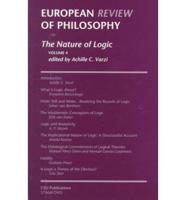 European Review of Philosophy. Vol. 4 Nature of Logic