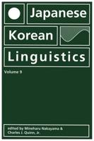 Japanese/Korean Linguistics. Vol. 9