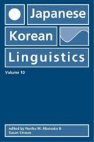 Japanese/Korean Linguistics. Vol. 10