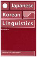 Japanese/Korean Linguistics. Vol. 11