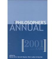 The Philosopher's Annual, Volume 23