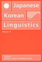 Japanese/Korean Linguistics, Volume 14
