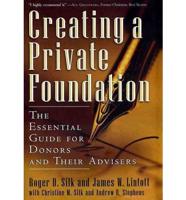 Creating a Private Foundation