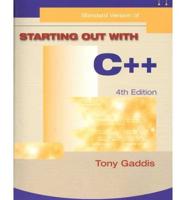 Starting Out W/C++ 4/E Standard