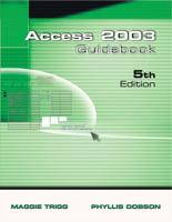 Access 2003 Guidebook for Office XP