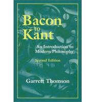 Bacon to Kant